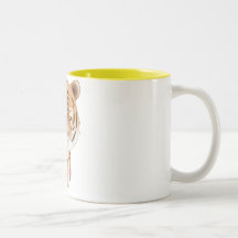 Tigre apacible taza de café