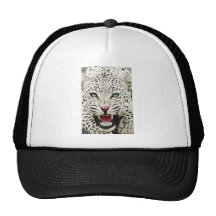 tigre blanco gorro de camionero