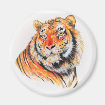 Tigre de Bengala Imán De Frigorifico