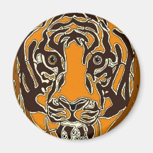 Tigre de Bengala Iman Para Frigorífico