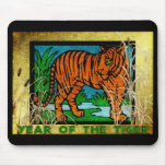 Tigre de oro tapete de raton