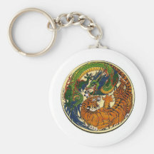 TIGRE DEL DRAGÓN LLAVEROS PERSONALIZADOS