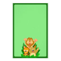 Tigre del león y efectos de escritorio del oso papeleria personalizada
