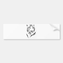 Tigre Etiqueta De Parachoque