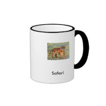 tigre, safari tazas