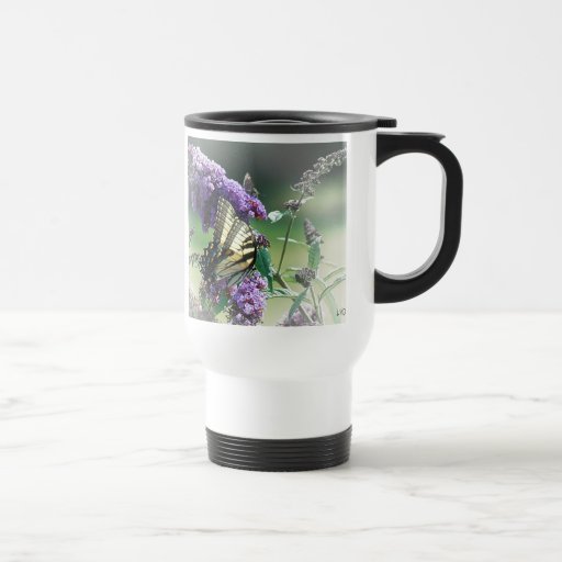 Tigre Swallowtail y amigo Taza