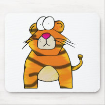 Tigre timorato alfombrilla de raton