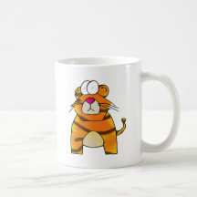 Tigre timorato tazas