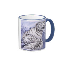 Tigres del hielo tazas