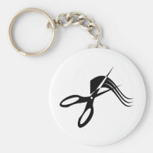Tijeras del peluquero - estilista llaveros personalizados