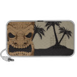 Tiki travieso que talla el altavoz del Doodle