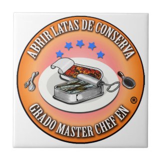 Azulejo Grado Master Chef Abrir Latas de Conserva