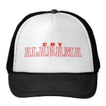 Tímido, diseño de la ciudad de Alabama Gorro De Camionero