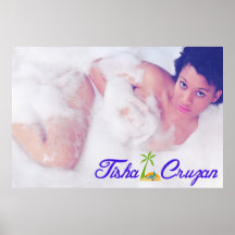 Tina de las burbujas de Tisha Cruzan Poster