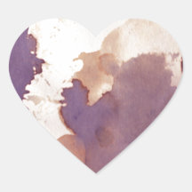 tinta que droga calcomanía corazón