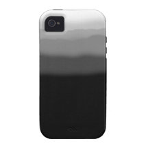 Tinte negro de la inmersión iPhone 4 funda