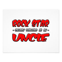 Tío de la estrella del rock… anuncios personalizados