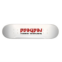 Tío del Redhead Patineta Personalizada