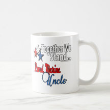 Tío marino orgulloso taza de café