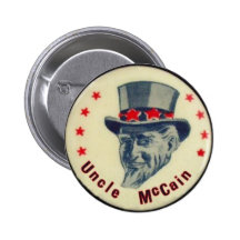 Tío McCain Button Pins