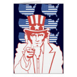 Tío Sam americano Tarjetas