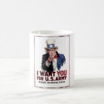 Tío Sam "le quiero " Taza