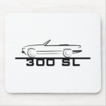 Tipo 107 de Mercedes 300 SL Tapetes De Raton