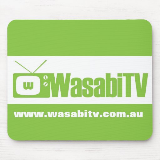 Tipo de la estera del ratón de Wasabitv - 2 Alfombrillas De Ratón