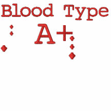 Tipo de sangre A+ Camiseta bordada