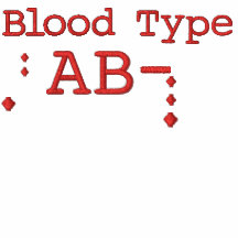 Tipo de sangre sudadera con capucha bordada AB