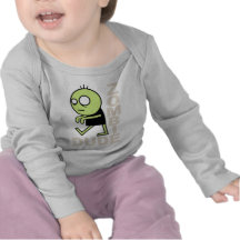 Tipo del zombi camisetas