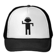 tipo principal icono del teléfono del disco gorros  