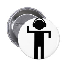 tipo principal icono del teléfono del disco pins