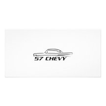Tipo superior duro 1957 de Chevy Tarjetas Con Fotos Personalizadas