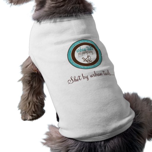 Tirado por la camiseta urbana de las colas… camisas de mascota