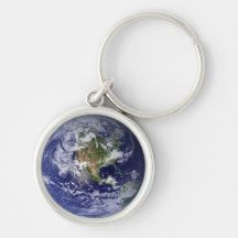 Tirador de cremallera de la tierra del planeta y e llavero personalizado