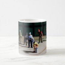 Tirador de la muchedumbre taza