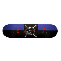 tiras, cráneo del ninja, Ninjaskull Patin Personalizado