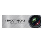 Tiro a la gente - fotógrafo profesional tarjeta de visita
