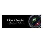 Tiro a la gente - fotógrafo profesional plantillas de tarjetas personales