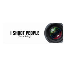 Tiro a la gente - fotógrafo profesional tarjetas de visita