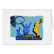 ¡Tiro de ILoveBasketball él abajo! Tarjeton