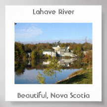 tiro del lahave, río de Lahave, hermoso, Nueva Esc Impresiones