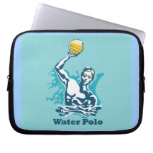 Tiro del water polo fundas portátiles