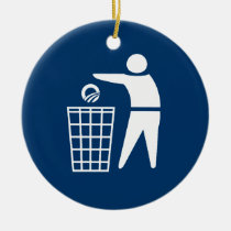 TIRO OBAMA HACIA FUERA CON LA BASURA adornos