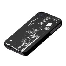 tiro posterior 370z Case-Mate iPhone 4 funda