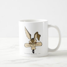 Tiro principal de E. Coyote Pleased del Wile Tazas De Café