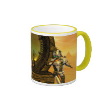 TITÁN EN EL DESIERTO DE HYPERION TAZAS DE CAFÉ