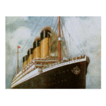 Titánico en el mar postales