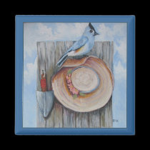 titmouse copetudo imanes